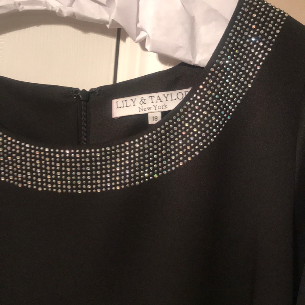 Black Dress with Multiple Beads is Just Elegance.